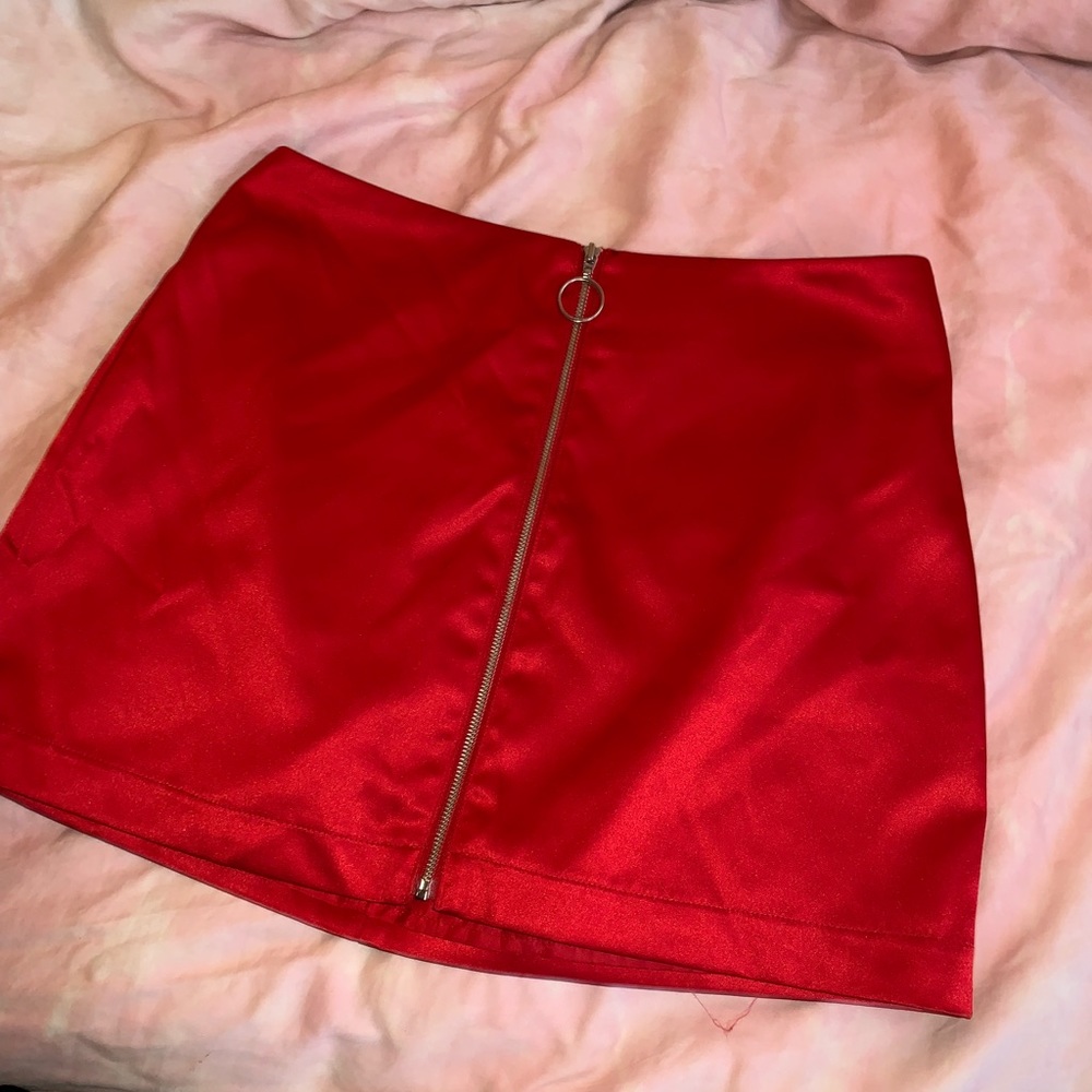 Red Mini Skirt